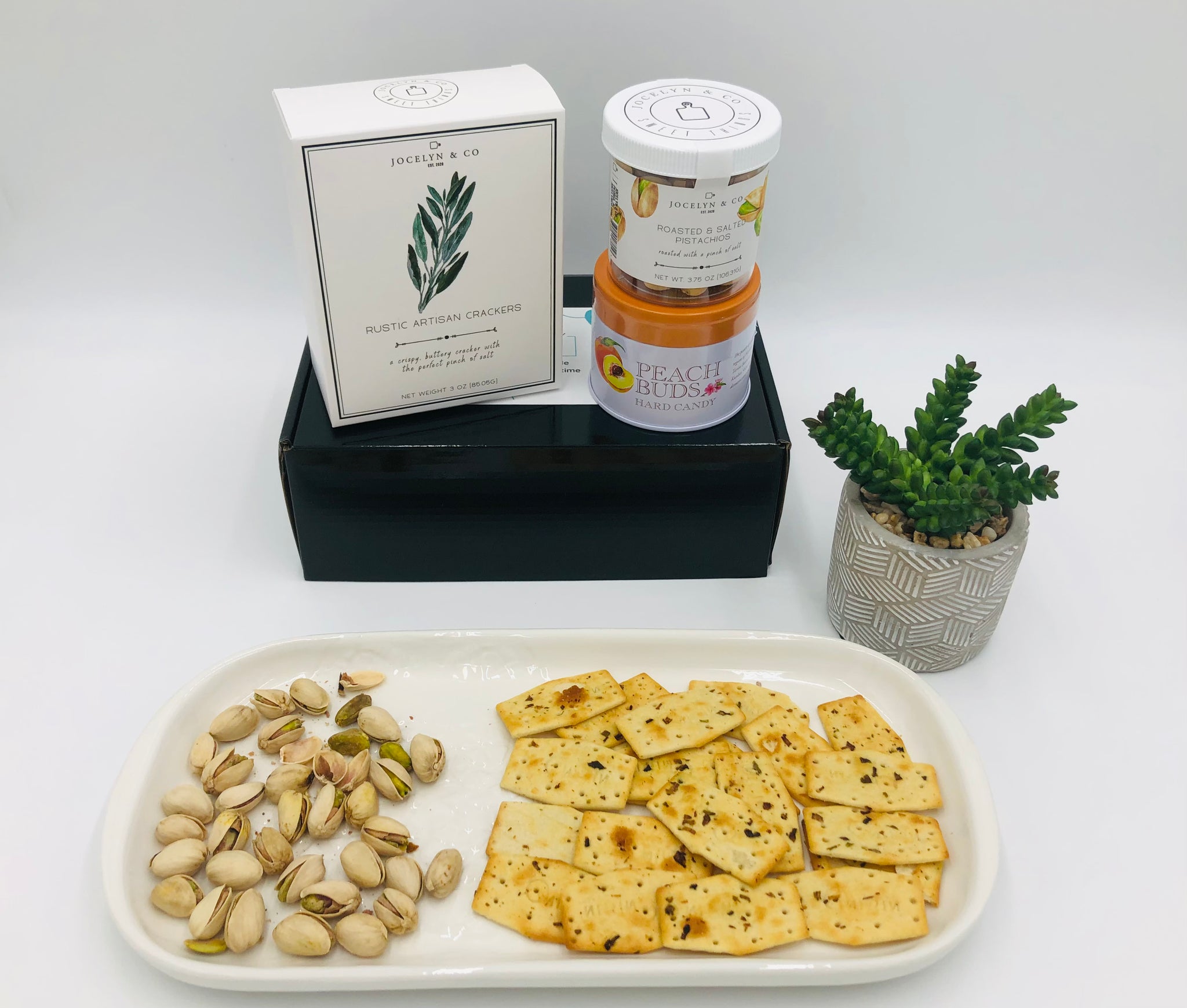 Mini Gourmet Snack Box- Sweet & Savory with Greeting Card